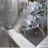 Machine automatique à faire des rouleaux d'œufs HG 75 kg/h en acier inoxydable 304 avec moteur central pour mini-rouleaux de gaufrettes