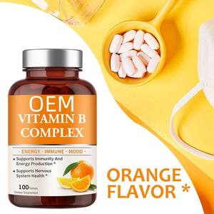 Vitahealthy OEM özel etiket Vitamin <span class=keywords><strong>B</strong></span> kompleks kapsül diyet takviyesi destek enerji ve bağışıklık <span class=keywords><strong>b</strong></span> kompleks vitamin tablet - Product Image 3
