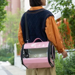 Sac de transport pour oiseaux Moorpet, sac pour sunbirds, sac pour cockatiels et perruches, sac bandoulière transparent, petit sac de transport pour animaux de compagnie. - Product Image 2