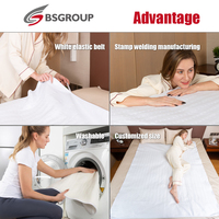 Couverture chauffante électrique lavable avec prise UK/US/AU de type C/J/F pour lit, avec protection contre la surchauffe