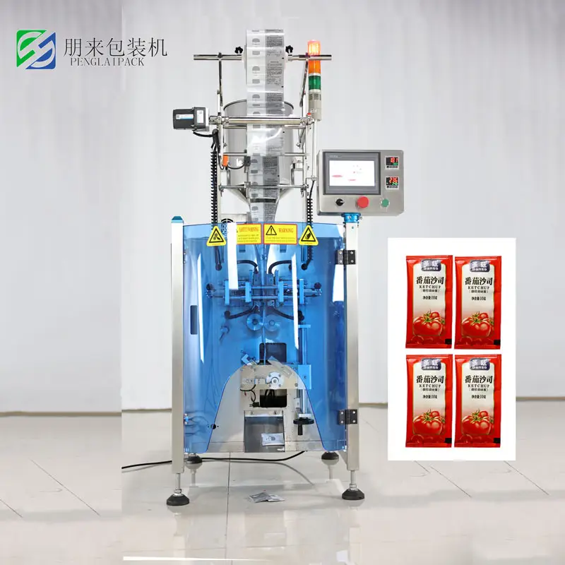2022 New Product Electric Drive Liquid 100-150 bags/min Filling Machine High Speed Sauce/Honey/Jelly/Juice/Oil Packing Machine