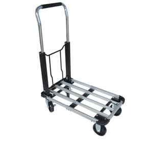 मध्यम शुल्क हैंड ट्रॉली चार पहियों 150 किलो एल्यूमीनियम फोल्डिंग हैंड ट्रक - Product Image 1