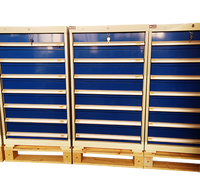 Armoire à outils en fer REACH OEM grande capacité à 7 tiroirs, séparateurs de tiroirs réglables, verrouillage central, capacité de charge de 1000 kg, revêtement en poudre