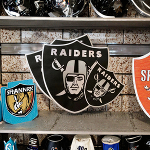Tùy chỉnh raiders lá chắn thêu vá NFL đội thể thao vải vá với sắt-on ủng hộ cho hat - Product Image 3