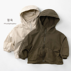 Nouvelle collection Printemps 2026 : Veste décontractée style coréen pour bébés et enfants (garçons et filles), teinte et imprimée, haut de gamme tendance - Product Image 1