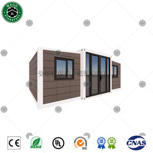 Vente en gros de maisons préfabriquées extensibles de 2 à 3 chambres, en conteneurs, panneaux sandwich, assemblage rapide, mini-villa - Product Image 2