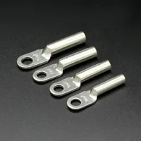 Connecteur de câble LUG pour fils de cuivre DT Type Terminal DT-10 DT-16 DT-25 DT-35 DT-50 sertissage épissure bloc boulon nu trou nez Tube