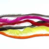 Auf Lager Verschiedene Farben 3mm Schmale Kaninchen-Zonker-Streifen Hasen streifen für Fliegen binde materialien