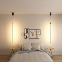 Lustres artistiques en aluminium à LED de style européen et lumières murales/plafonniers avec fonction à intensité variable pour villas hôtels appartements