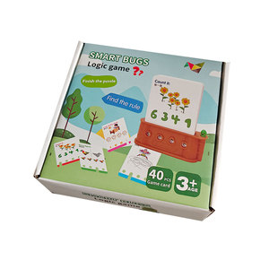 Juego de lógica Smart Bugs, 40 tarjetas, rompecabezas cognitivo para niños de 3 años en adelante - Product Image 5