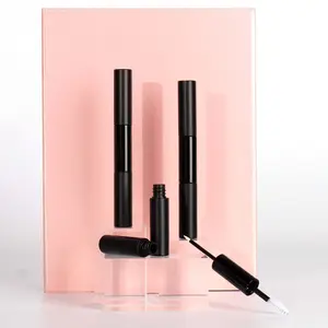 Custom logo empty 10ml double head black mascara tube with brush/eyeliner false eyelash glue bottle cosmetic package