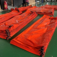 Poly bâche Orange PE bâche marché africain de haute qualité toute taille 12x12 12x15