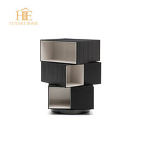 Ensemble de table basse en marbre moderne et luxueux italien pour le salon, meubles de haute qualité, taille et couleur personnalisables, LUXART HOME