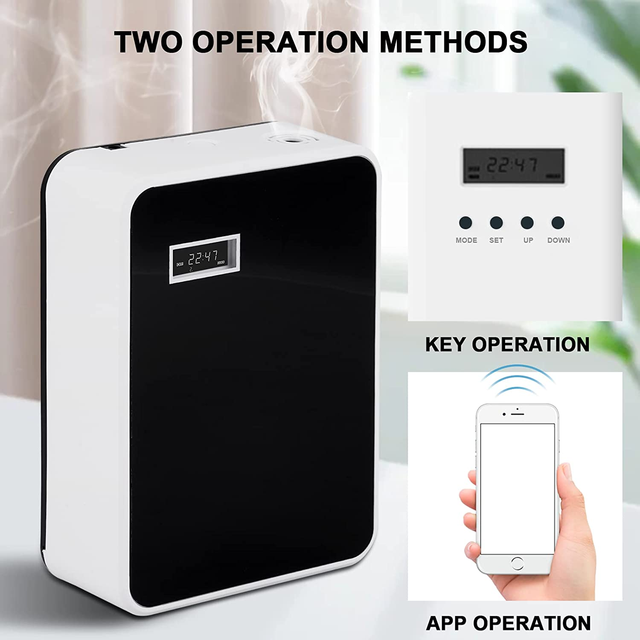 HVAC Essential Aroma Oil Diffuser Small Smart Scent Diffuser 500AF for Home Hotel Office Shop Air Fresh