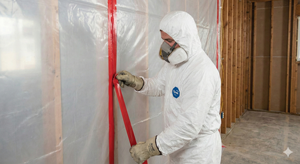 Cierre Adhesivo Rojo WS Personalizado para Restauración de Daños por Agua, para Puertas de Láminas de Plástico - Product Image 2