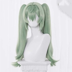Accesorios de Disfraces de Halloween ZZZ Zenless Zone Zero, Peluca Verde de Doble Cola de <span class=keywords><strong>Corin</strong></span> Wickes, Cosplay, GAHC-030 - Product Image 2