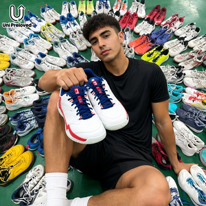 Chaussures de <span class=keywords><strong>badminton</strong></span> d'occasion S27-4 – Qualité supérieure chinoise – Vente en gros directe usine – Chaussures pour hommes en maille de marque chinoise de bonne qualité - Product Image 1