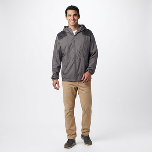 Wholesale 2026 New Factory <b>Men's</b> down <b>Jacket</b> Hooded Wool Fabric Solid Color Windbreaker Coating Winter Season Plain Blank Design - Product Image 1