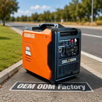 Générateur à double carburant essence/GPL 5KW, démarrage à distance, générateur à onduleur double carburant silencieux 2 Kw 3Kw 3.5Kw, générateur portable à essence