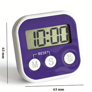 นาฬิกา<span class=keywords><strong>จับเวลา</strong></span>ครัวดิจิตอลขนาดเล็ก สีสันสดใส แม่เหล็กแรงสูง พร้อมรูแขวน ตั้งเวลาได้ นับถอยหลัง นับขึ้น ใช้สำหรับเรียนและทำงาน - Product Image 5