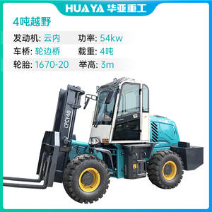 Montacargas Hidráulico de 3.5 Toneladas con Tracción en las Cuatro Ruedas para Apilamiento y Elevación de Carga - Product Image 6