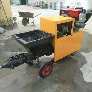 Máquina Multifuncional para Rociar Mortero/Revoque/Hormigón en Paredes, <span class=keywords><strong>con</strong></span> Motor Mezclador, en Venta - Product Image 2