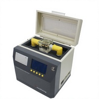 Testeur de tension de rupture d'isolement alimenté par batterie HZJQ-D1 70 kV, instrument de mesure automatique portable de la tension de rupture d'isolement (BDV)