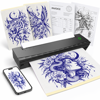 Imprimante thermique portable Jiuyin D80 pour pochoirs de tatouage, 2600 mAh, 203 dpi, sans fil, format papier A4/B5/A5, stock SDK, garantie 1 an