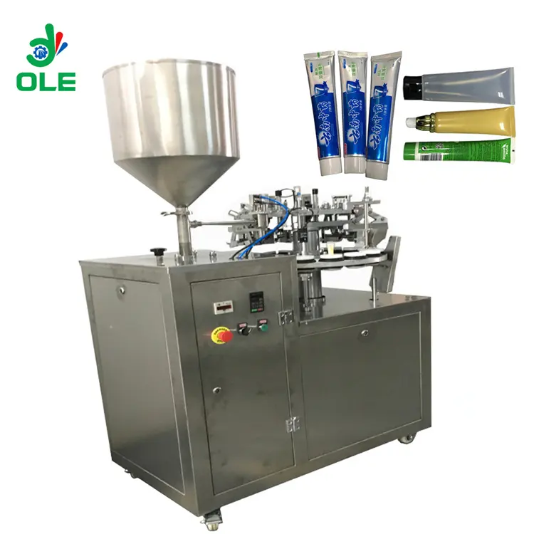 Semi Auto Soft Tube Alumínio Tube Filling Sealing Machine Personalize Hand Cream Toothpaste Forming Machine