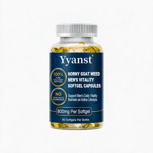 Gélules de 800mg de Plante de Bois de Bœuf (Horny Goat Weed) pour la Vitalité Masculine, 90 pièces – Soutient la Vitalité Quotidienne des Hommes et Maintient un Mode de Vie Actif – Complément Herbal - Product Image 1