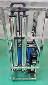 Système de traitement de l'eau ZWT sans réservoir, petit et économique, 250 L/H, avec filtration par membrane RO de première étape et composants essentiels en sable et PP - Product Image 6