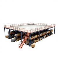 HONGXIN Étagère de mezzanine robuste personnalisable multicouche sans boulons réglable en acier laminé à froid avec revêtement en poudre anti-corrosion
