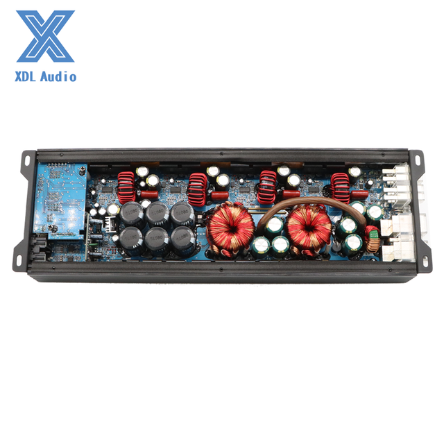 High-End 350W*4CH Compact Class D Car Audio Power Amplifier 103mm Width for Crossovers and Equalizers