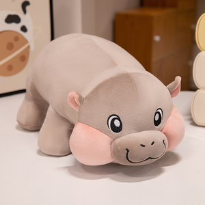 Venta al por mayor Happy The Hippo peluche suave peluche hipopótamo para niños perfecto peluche <span class=keywords><strong>feliz</strong></span> hipopótamo relleno Animal - Product Image 2