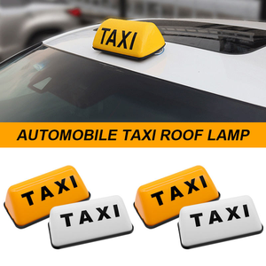 Nouvelle lumière de toit de taxi LED SMD 12V, montage magnétique en caoutchouc universel, jaune et blanc, 21W, garantie de 12 mois - Product Image 1
