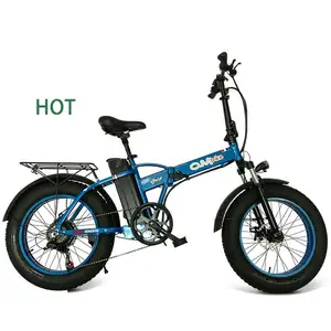 Shimano-bicicleta eléctrica de montaña y nieve, bici plegable de 7 velocidades, 20 pulgadas, 4 pulgadas, 1000w, neumático ancho de velo, 48v, 500W