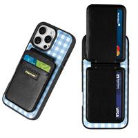 Étui de téléphone personnalisé en cuir microfibre TPU, étanche, antichoc, magnétique, antivol, porte-cartes, style streetwear