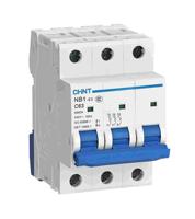 Disjoncteurs miniatures MCB NB1-63 Chint 6kA 400V/230V Systèmes de distribution électrique industrielle Déclenchement B/C/D