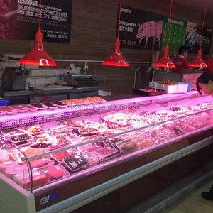 MUXUE Làm Mát Không Khí Tươi Thịt Hiển Thị Tủ Lạnh Thương Mại Mở Phía Trước Thịt Showcase Gà Hiển Thị Tủ Lạnh MX-XRG2000F - Product Image 5