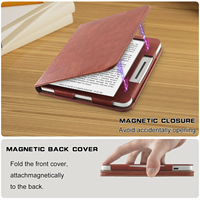 Casing untuk 7 "Onyx Boox Tablet Go 7 warna/Boox halaman/Leaf2/Leaf3/Leaf3 C/Boox Sahara EO e-reader-PU kulit berdiri penutup pelindung