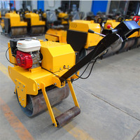 Nouvelle machine de compactage de rouleaux de route de conception compacteur de rouleau de route de haute qualité marchant derrière le double en acier pour la comaction d'asphalte