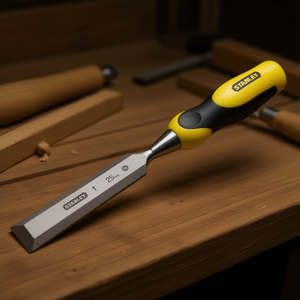 Cincel para madera Stanley de 25 mm con mango ergonómico para tallado de precisión - Product Image 3