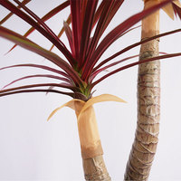 Dracaena artificielle en plastique durable, écologique, imperméable, à feuillage luxuriant, économique, H120cm, pour décoration moderne, réaliste