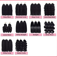 Extensiones de Cabello Humano Brasileño Virgen 15A SDD para Crochet, 100g, para Trenzas, Sin Trama, Venta de Fábrica