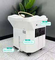 Bol de shampooing portable sans plomberie avec réservoir d'eau pour spa de tête