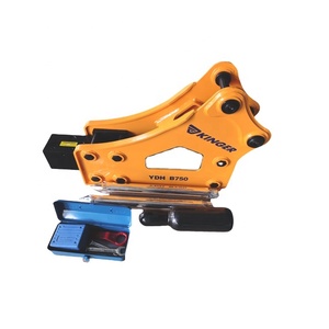 Brise-roche hydraulique et marteau hydraulique pour excavatrice, mini-chargeuse et pelle rétrocaveuse - Product Image 1