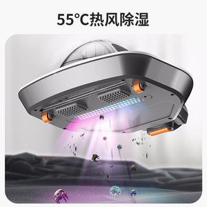 Aspiradora Eléctrica Portátil Zhigao CR518 Blanca con Luz UV, Doble Función de Aspirado en Seco y Cable de 4 Metros - Product Image 2