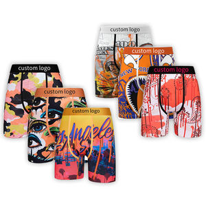 Offre Spéciale Ethikaes Boxer pour hommes Marque de créateur américaine Plus Size Mid-Rise Sport Slip Respirant Imprimé Graphique - Product Image 2