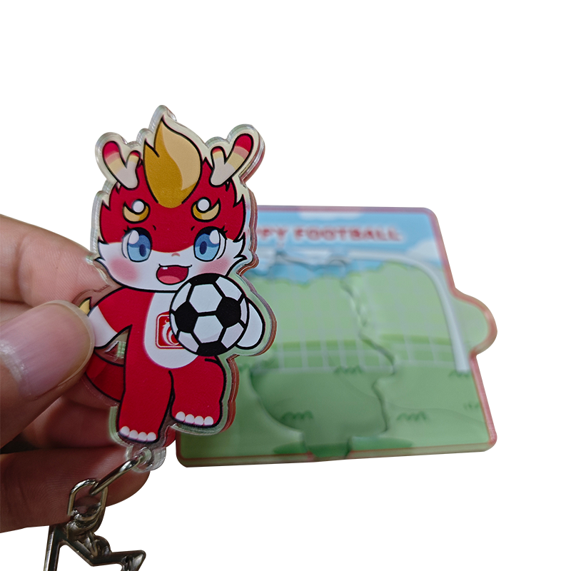 カスタマイズ可能なパズルアクリルキーホルダーデザインで、あなたの