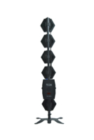 KXD 6 LED COB RGB 3 en 1, lumière linéaire vintage rétro, DMX512, lumière de scène rétro pour DJ, concert, fête, mariage, boîte de nuit